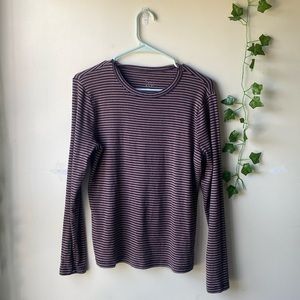 COPY - Brown Longlseeve Striped Shirt
